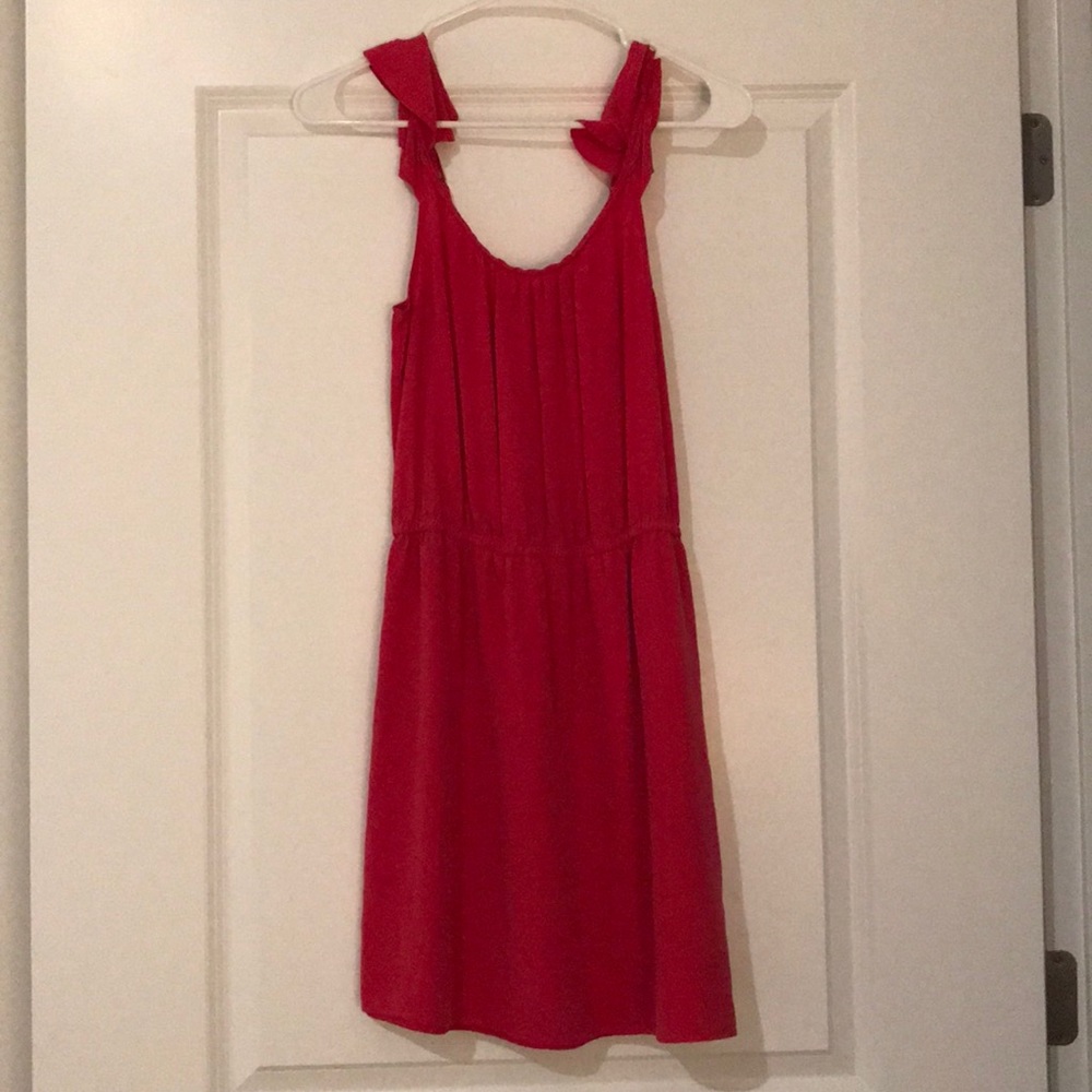 Joie Flutter Sleeve Cold Shoulder Dress - image 2